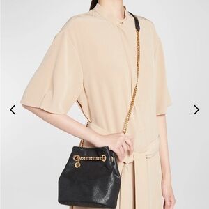 Stella McCartney flabella cross body bucket bag